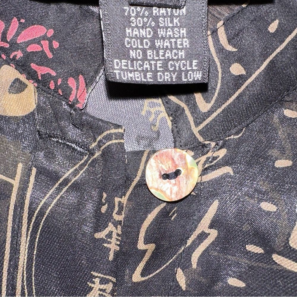 Citron Duster Sheer Button Down - Picture 6 of 7